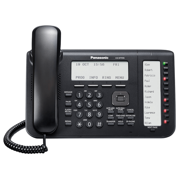 Panasonic KXNT556 Telephone in Black Headset Store